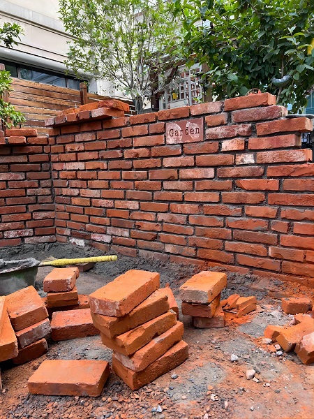 Victorian Garden Wall Brick Victorian Garden Wall Brick