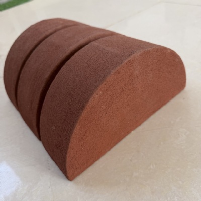 Red Half Round Coping Brick
