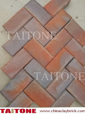 Clinker Clay pavers- Red Roan color
